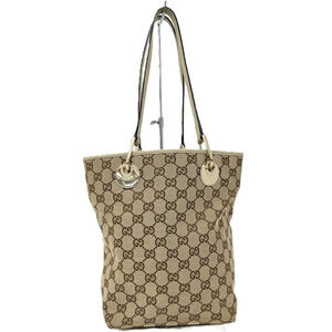 Gucci Handbag Tote Bag GG Canvas Brown